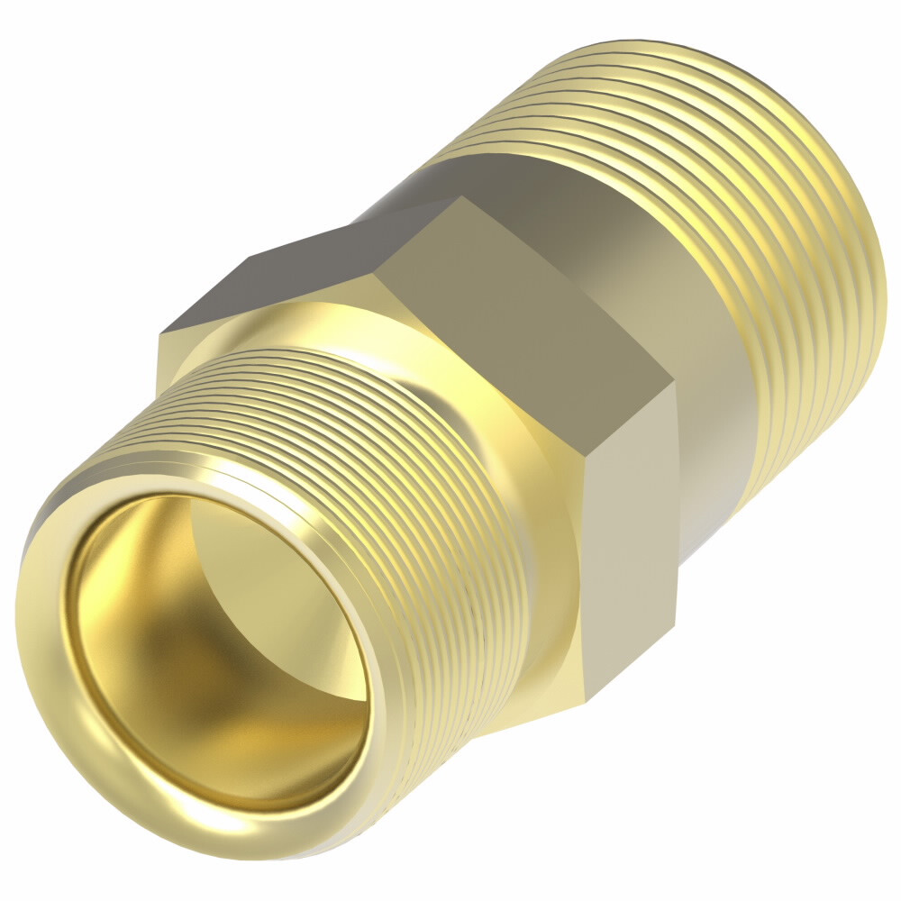 DANFOSS POWER SOLUTIONS (AEROQUIP INC-ALTERNATE) Brass Compression To NPT  Fitting 66X8 Hydraulic Supply Co.