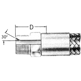 Steel Flat Crimp NPT Fittings 353 Hydraulic Supply Co.